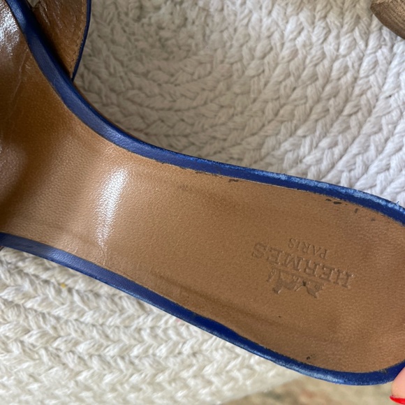Hermes Oran royal blue sz 39 Authentic - Picture 3 of 6